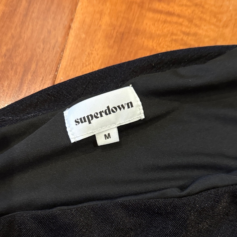 superdown Black One-Shoulder Ruched Dress - Picture 2 of 4